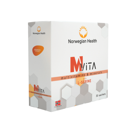 Norwegian Health Mvita–L-Serin, Multivitamin ve Mineraller (30 Saşe)