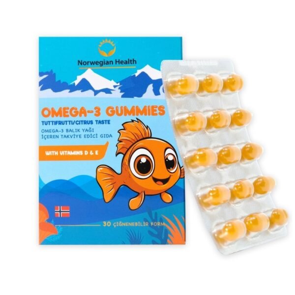 Norwegian Health Omega 3 Gummies X 5 Adet - Görsel 4