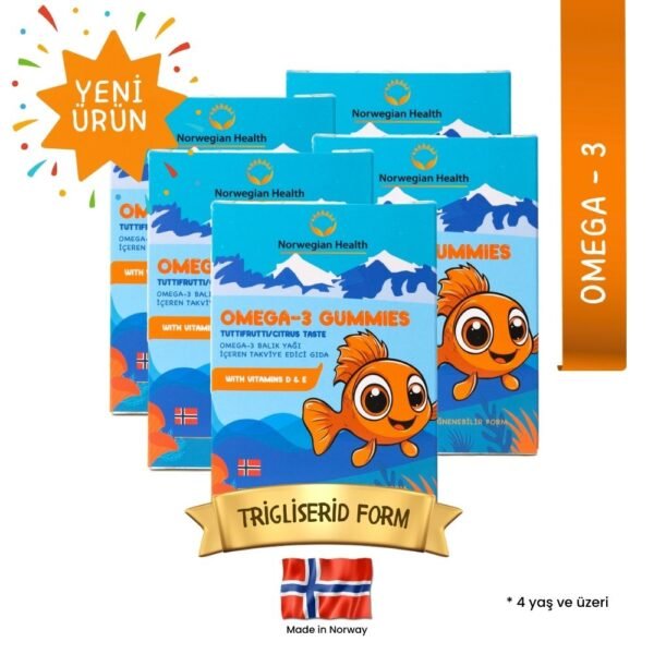 Norwegian Health Omega 3 Gummies X 5 Adet
