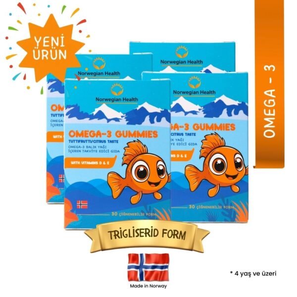 Norwegian Health Omega 3 Gummies X 4 Adet