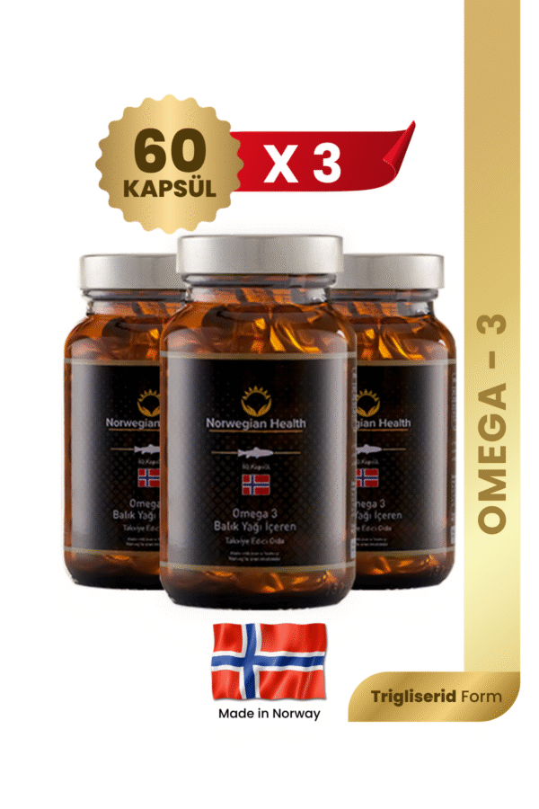 Norwegian Health Omega 3 X 3 Adet