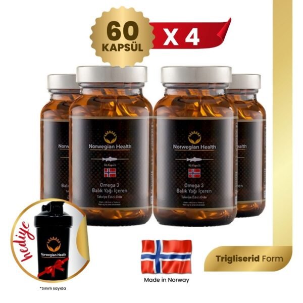 Norwegian Health Omega 3 X 4 Adet