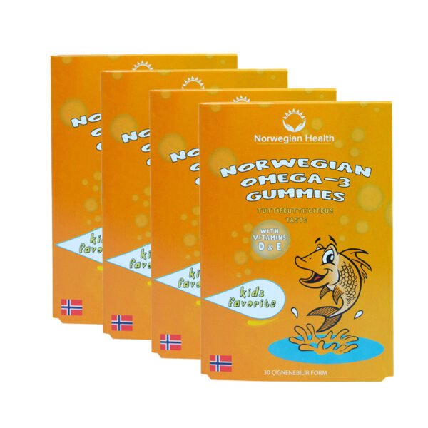 Norwegian Health Omega 3 Gummies X 4 Adet